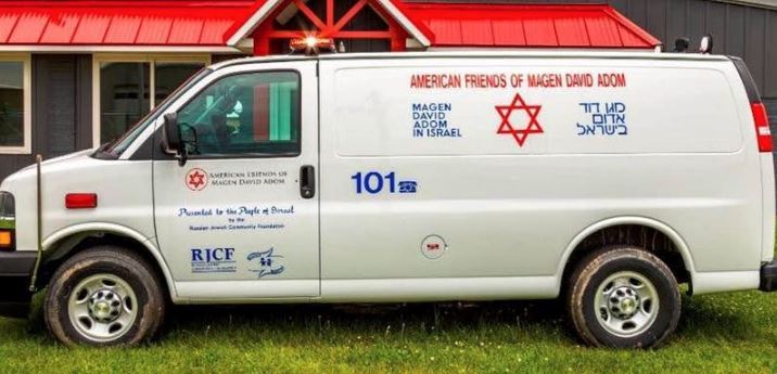RJCF Ambulance In Israel 2019